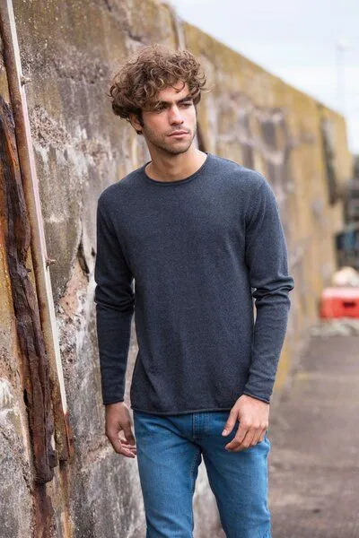 Ecologie by AWDis Ecologie by AWDis Strickpullover, Schwarz, – Produktbild 2 von 3
