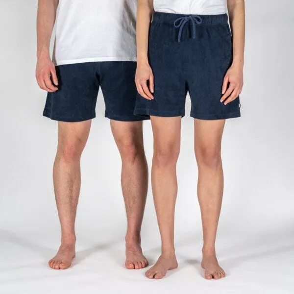 LANGBRETT LANGBRETT frottee shorts unisex, Dunkelblau (blau), – Produktbild 1 von 4