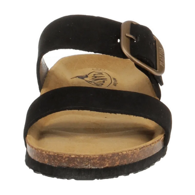 Plakton Plakton 183004 Rock Nobuck - Damen Schuhe Pantoletten - Negro für Damen, Schwarz, – Produktbild 3 von 5
