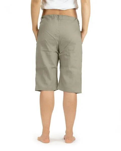 SCHAZAD Leinenshort von SCHAZAD, Oliv, – Produktbild 3 von 3