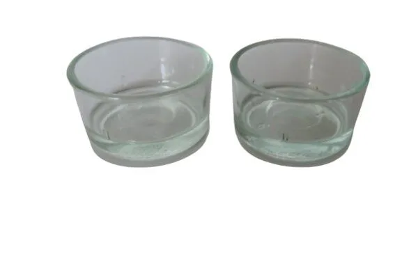 ReineNatur ReineNatur Teelichtglas – Halter für Teelichter – 2er – Set – Produktbild 1 von 1