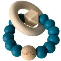leo et lea Hexa Baby Teether von leo et lea (Beissring, Greifring), Petrol, – Produktbild 1 von 1
