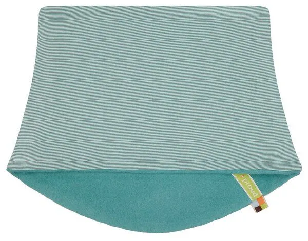 loud + proud loud + proud Babys & Kinder Wende-Schlauchschal aus Baumwoll-Fleece, GOTS-zertifiziert, Oregano(grün), – Produktbild 2 von 2