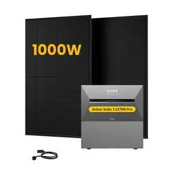 Anker Anker SOLIX Solarbank 3 E2700 Pro, mit 2 x 500W Bifaziale Solarmodule, by Powerness - 5.4kWh / ohne Zubehör / Selbstabholung – Produktbild 1 von 1