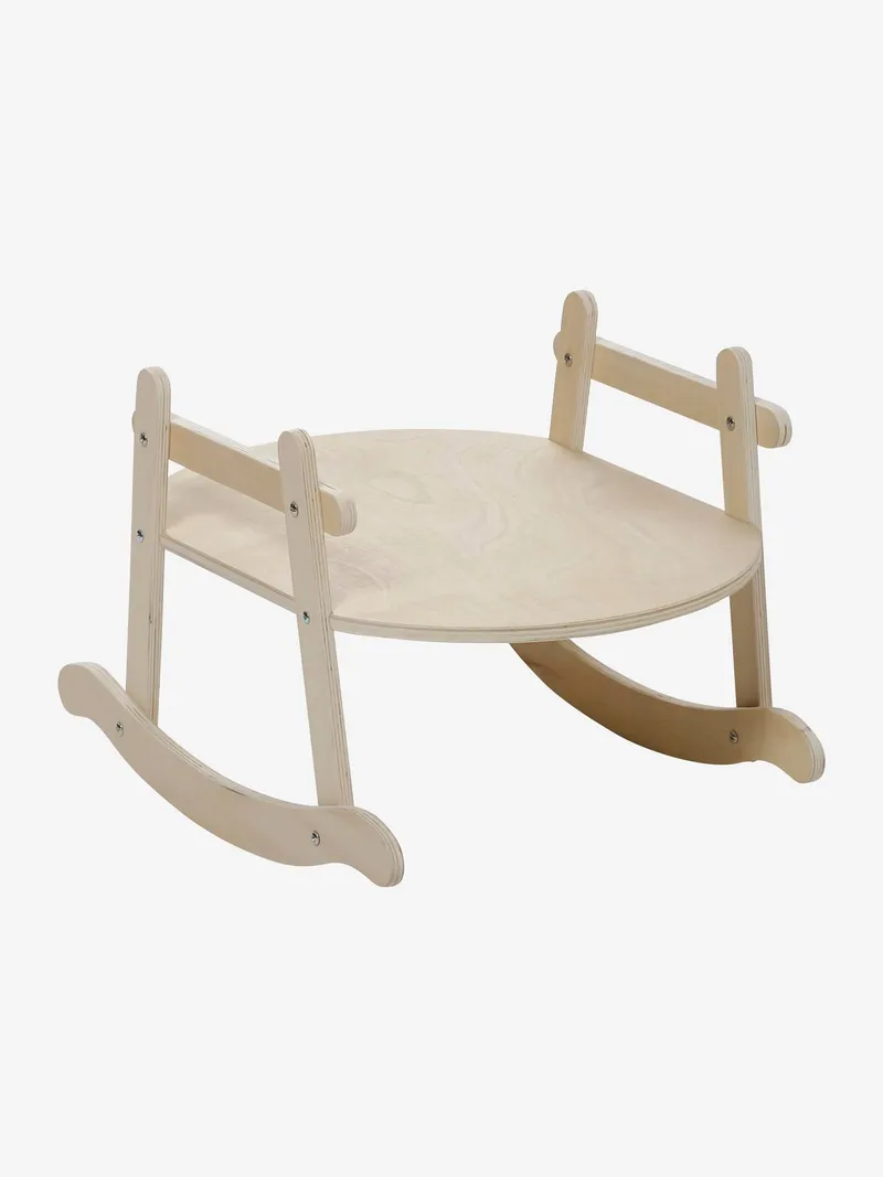 Vertbaudet Puppenwiege MINI COCOON, Weiß geblümt/mini flora, – Produktbild 3 von 4