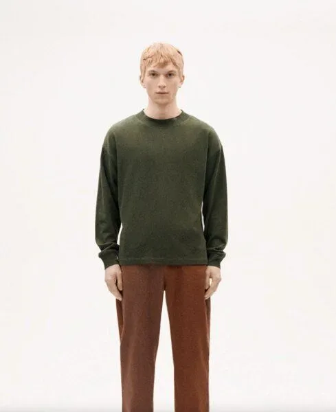 thinking mu thinking mu Bottle Green Hemp Doug T-Shirt, Grün (bottle green), – Produktbild 3 von 4