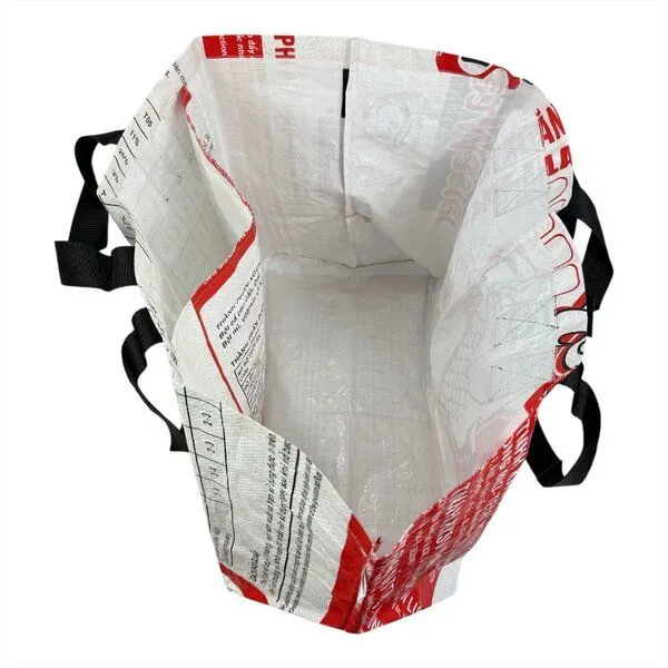 Beadbags Beadbags Große Einkaufstasche Ri42 recycelter Reissack, Weiss, – Produktbild 3 von 4