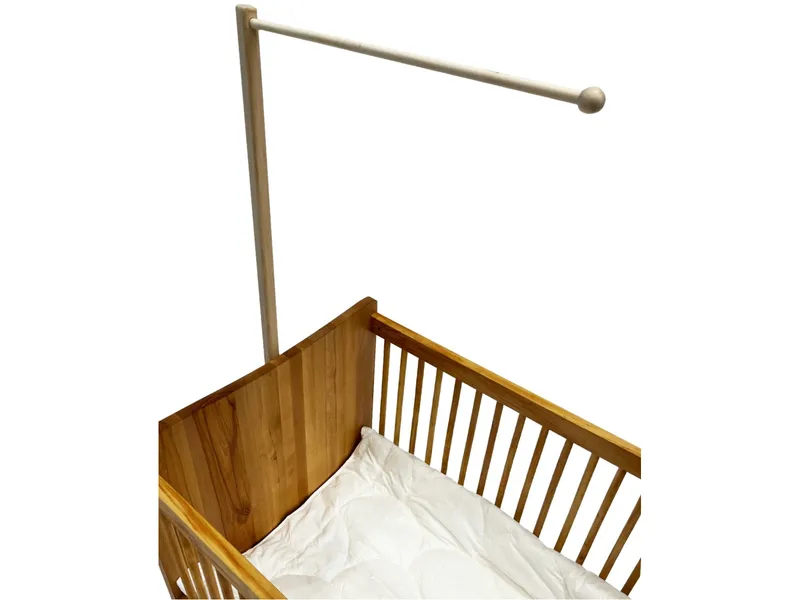 Magic Wood Magic Wood Himmelstange für Baby- und Kinderbett aus Holz, geölt Höhe 118 cm, Tiefe 65 cm – Produktbild 2 von 2