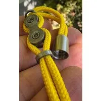 ARTHURKOPF ARTHURKOPF Armband aus Fahrradkettenglied und Paracord, Gelb, – Produktbild 2 von 5