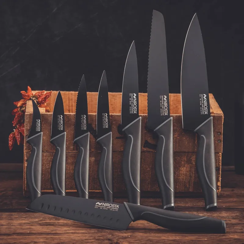 Nirosta Nirosta Messerblock-Set "Wave", 9-teilig – Produktbild 2 von 3