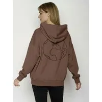 GreenBomb GREENBOMB Earth Mello - Lässiger Hoodie aus Bio-Baumwolle / hochwertiger Print / GOTS / Fair & Vegan, Brown, – Produktbild 1 von 1