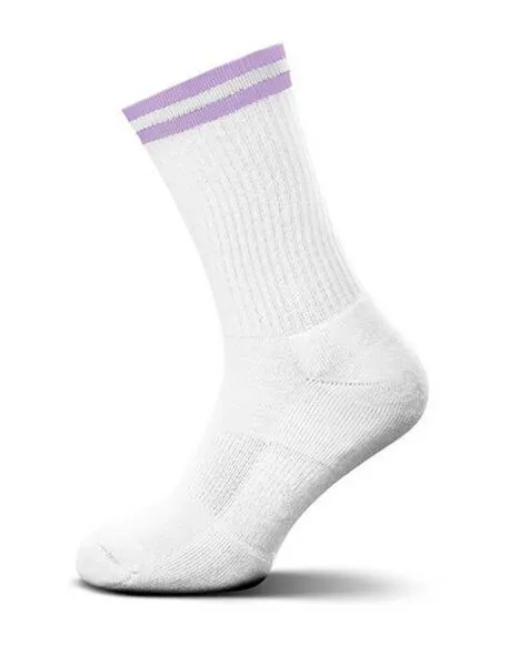 MR. SOCKS MR. SOCKS Tennissocken Kontrast von der Marke MR.SOCKS, Weiss/lila, – Produktbild 1 von 1