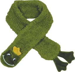 Pat und Patty Pat und Patty Kinderschal "Frosch" ,100 % Baumwolle , Plüsch, ca. 9 x 80 cm – Produktbild 1 von 1