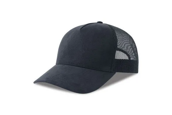 Atlantis Headwear Atlantis Headwear Damen / Herren Netz Cap kombiniert mit Wildlederoptik, Navy, – Produktbild 2 von 4