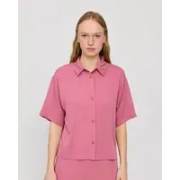 Mazine Mazine Kurzarm Hemdbluse - aus Ecovero, Pink rose (rosa), – Produktbild 1 von 1
