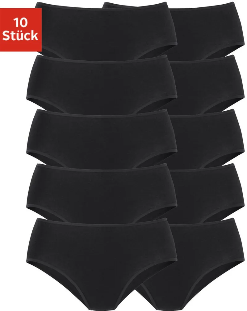 petite fleur by Lascana Jazz-Pants Slips schwarz, Schwarz, – Produktbild 1 von 3