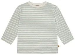 loud + proud loud + proud Babys & Kinder Shirt Streifen mit Leinen, GOTS-zertifiziert – Produktbild 1 von 1