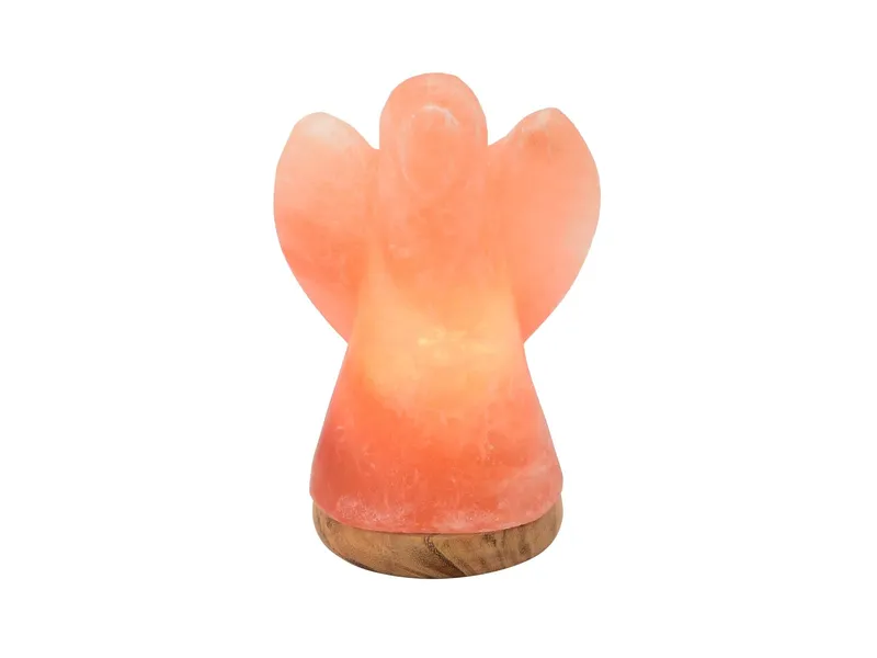 Wagner Life Design Beleuchteter Salzkristall Engel "Rock" Höhe ca. 19 cm – Produktbild 1 von 2
