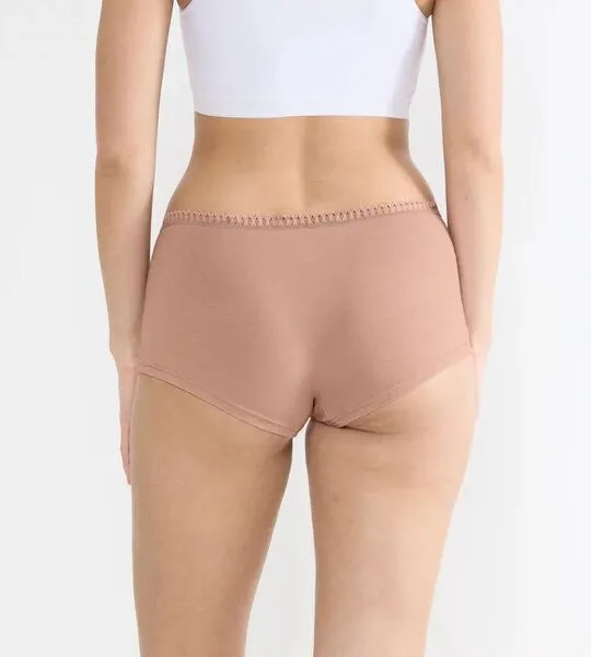 Sloggi Sloggi 3er Pack Shorts GO Crush Bio-Baumwolle, Cameo brown, – Produktbild 3 von 3
