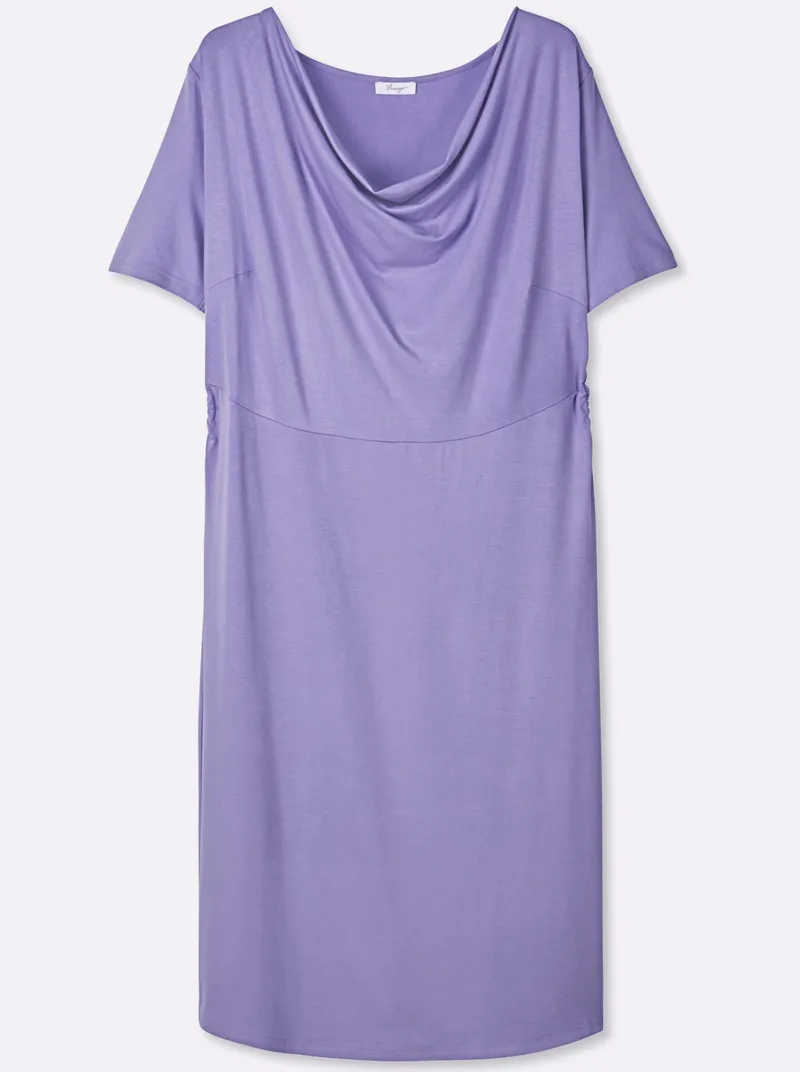 sheego Jerseykleid, Lavendel, – Produktbild 1 von 2