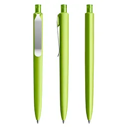prodir prodir® Druckkugelschreiber DS8 Soft Touch PSR Push, blaue Mine, hellgrün, Hellgrün, – Produktbild 1 von 1