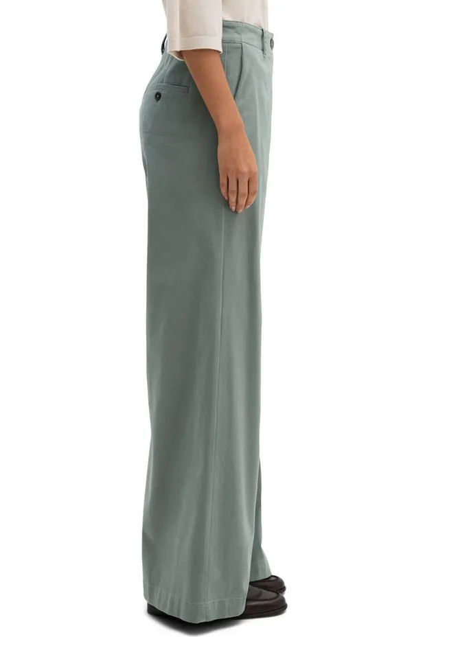 Marc O'Polo Marc O'Polo Chinohose aus Organic Cotton-Satin-Stretch, Grau, – Produktbild 2 von 5
