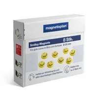 magnetoplan 8 magnetoplan Magnete 'Smiley' Ø 20 mm – Produktbild 3 von 3