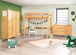 Pinolino Pinolino Jugendzimmer-Set „Enno” extrabreit groß mit Hochbett, 3-tlg. – Produktbild 1 von 1