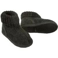 HANS NATUR Kinder Hausschuhe Hüttenschuhe anthrazit Gr.26 – Produktbild 1 von 1