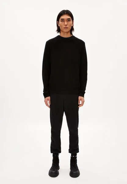 ARMEDANGELS ARMEDANGELS SAALO - Herren Pullover Regular Fit aus Bio-Baumwolle, Black, – Produktbild 4 von 4