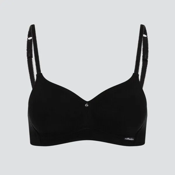 comazo comazo BH ohne Bügel aus Modal / Elasthan, Schwarz, – Produktbild 4 von 4