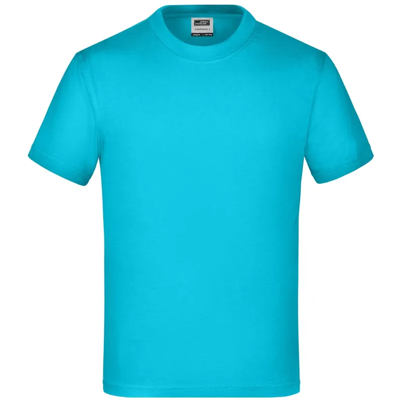 James & Nicholson James & Nicholson Basic T-Shirt Kinder JN019 Gr. M-122/128 turquoise – Produktbild 1 von 1