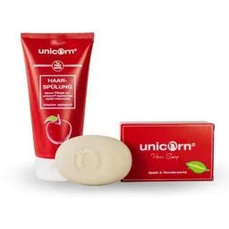 Unicorn Kombi-Set unicorn® Apfel-Haarseife & Sauer-Haarspülung – Produktbild 1 von 1