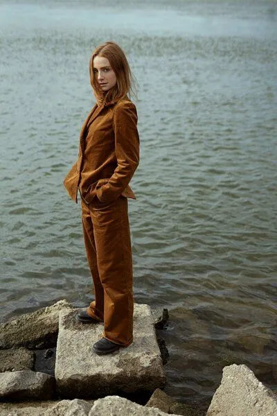 Givn Berlin Givn Berlin Damen Cordhose aus Bio-Baumwolle "Elena", Caramel brown (cord), – Produktbild 4 von 4