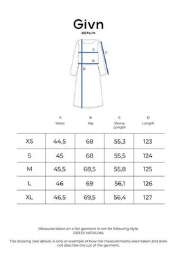 Givn Berlin Givn Berlin Tailliertes Kleid GBNATALINA aus LENZING ECOVERO mit dekorativen Falten – Produktbild 1 von 1