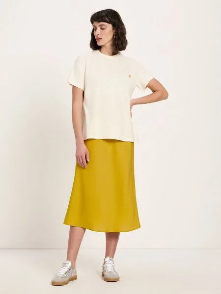 LANIUS LANIUS Statementshirt (OCS) aus Hanf und Bio-Baumwolle, Natural undyed, – Produktbild 3 von 4