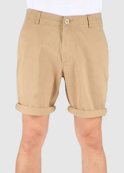 Dedicated DEDICATED Chino Shorts Nacka, Beige (beige), – Produktbild 3 von 3