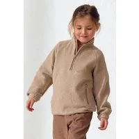 People Wear Organic People Wear Organic Fleece Pullover, beige mélange – Produktbild 1 von 1