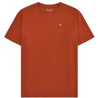 KnowledgeCotton Apparel KnowledgeCotton Apparel T-Shirt LOKE, Burnt brick, – Produktbild 1 von 1