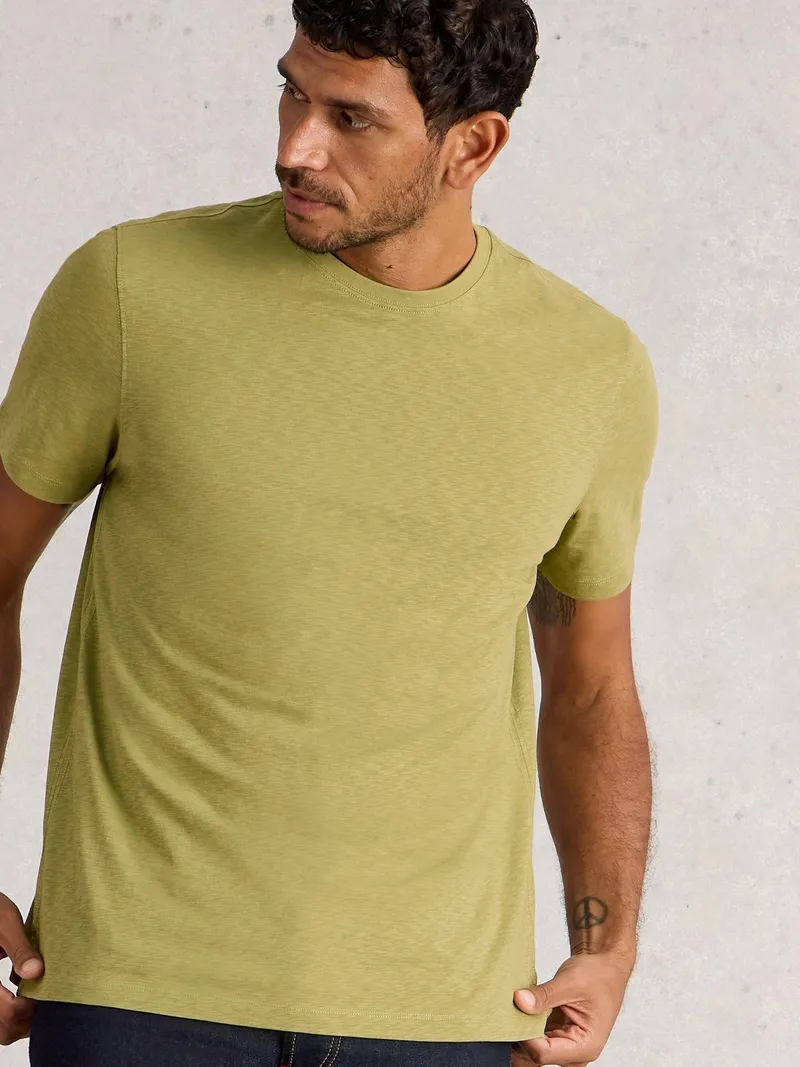 White Stuff T-Shirt Abersoch - XXL/R, Mittelgrün, – Produktbild 3 von 4