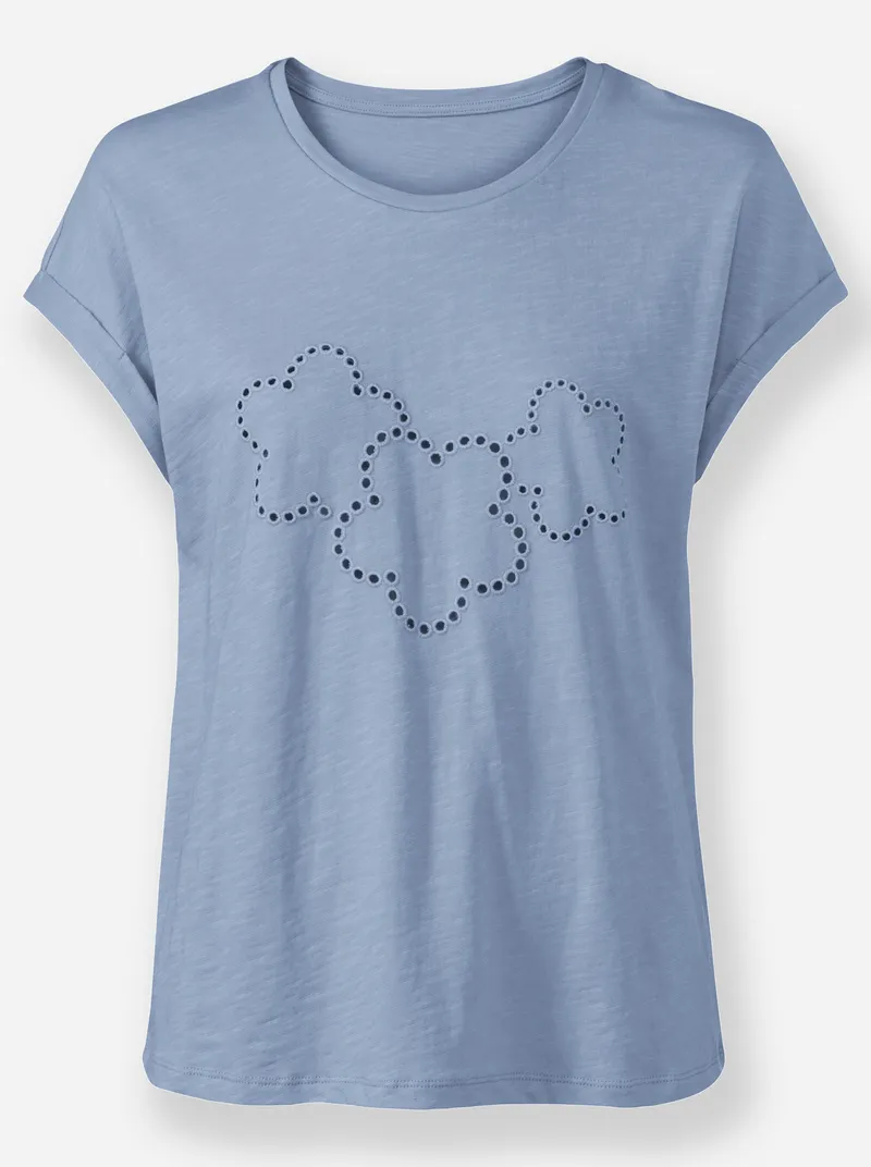 Witt Rundhalsshirt bleu, Bleu, – Produktbild 1 von 2
