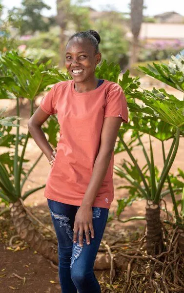 Maishameanslife Maishameanslife Bio Kitenge Shirt - Women, Rot, – Produktbild 4 von 4