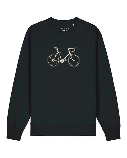 watapparel watapparel Sweatshirt Unisex Doodle Bike, Black, – Produktbild 1 von 2