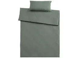 Bettwäsche "Single Jersey" aus Bio-Baumwolle 40 x 80 cm,/135 x 200 cm, salbei – Produktbild 1 von 1