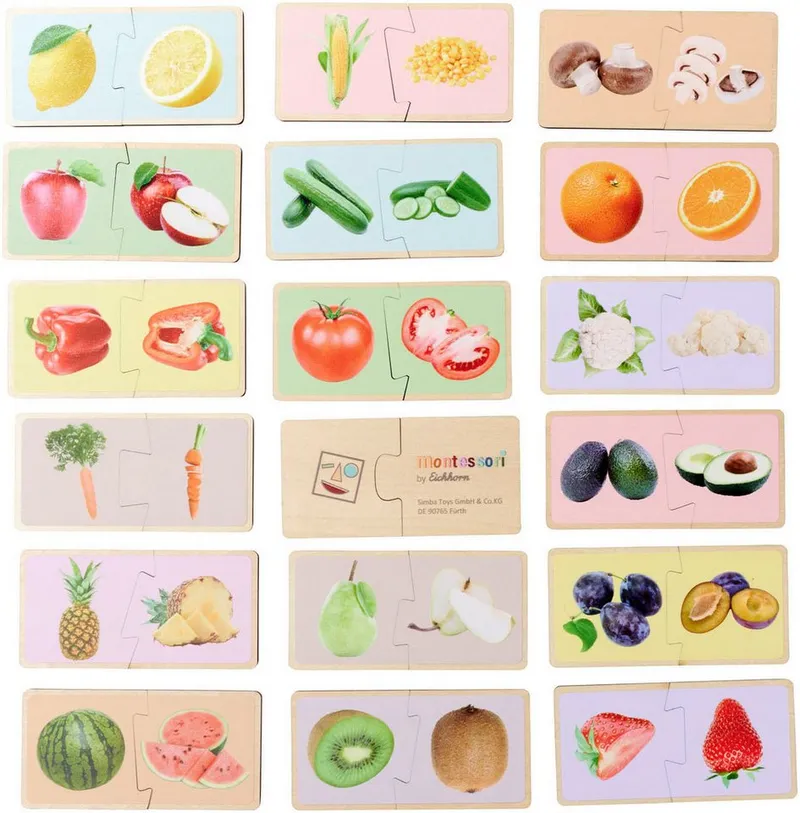 eichhorn eichhorn Puzzle Montessori Puzzle, 34 Puzzleteile, Bunt, – Produktbild 3 von 5