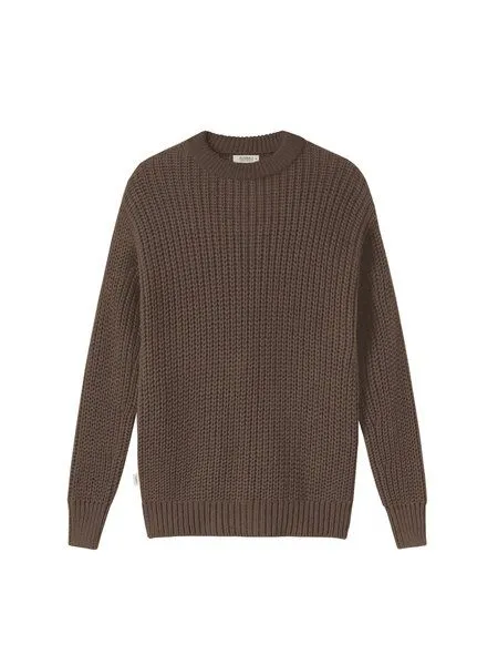 FUXBAU FUXBAU 4Seasons Männer Strickpullover, Braun, – Produktbild 3 von 4
