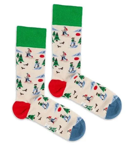 DillySocks DillySocks Socken Alpine Days aus Biobaumwoll-Mix, Mehrfarbig, – Produktbild 1 von 4