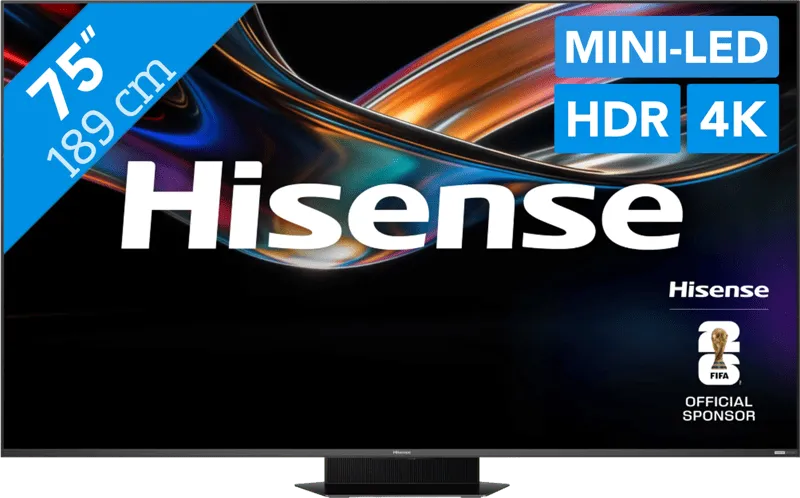 Hisense Hisense RGB Mini-LED 75 Zoll UR9S (2026), Grau, – Produktbild 1 von 1