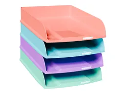 Exacompta 4 Exacompta Briefablagen Combo Styli "Candy Tidy", DIN A4+, sortiert – Produktbild 1 von 1