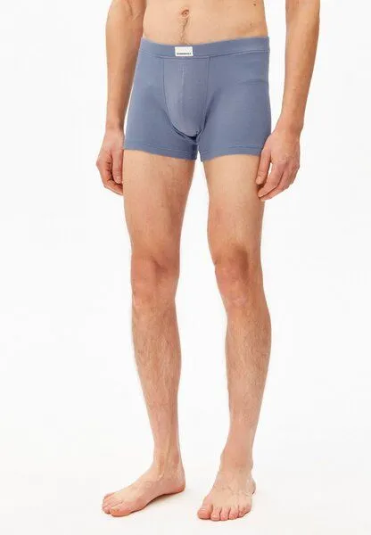 ARMEDANGELS ARMEDANGELS RICAARD RIB Herren Ripp-Boxer aus Bio-Baumwoll Mix, Blue stone, – Produktbild 1 von 4